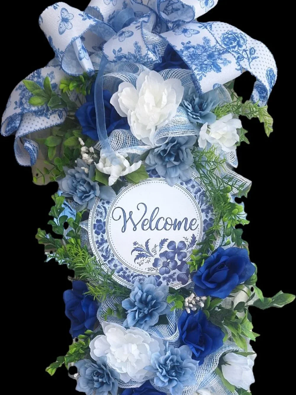 Handmade swag wreath